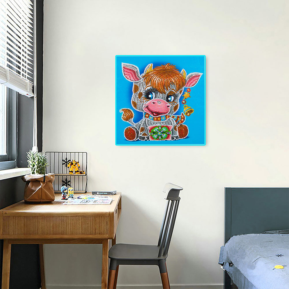 Cattle - Special Shaped Drill Diamond Painting 30*30CM