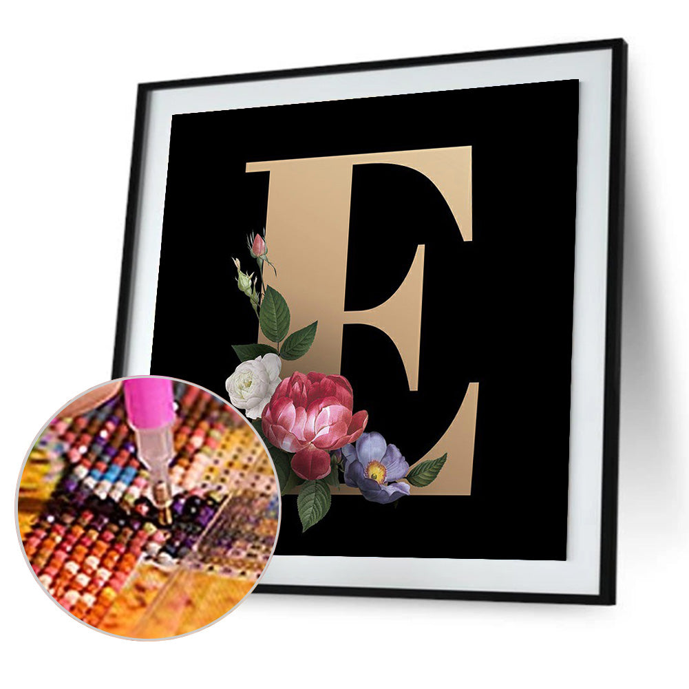 Letter - Full Round Drill Diamond Painting 30*30CM