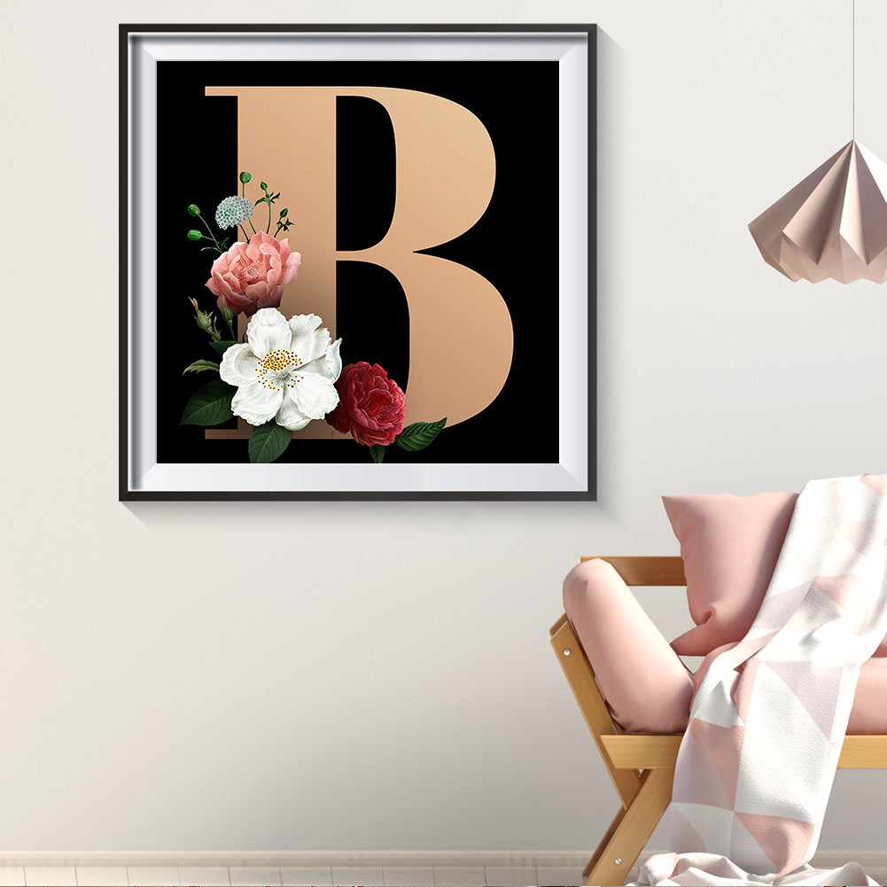 Letter - Full Round Drill Diamond Painting 30*30CM