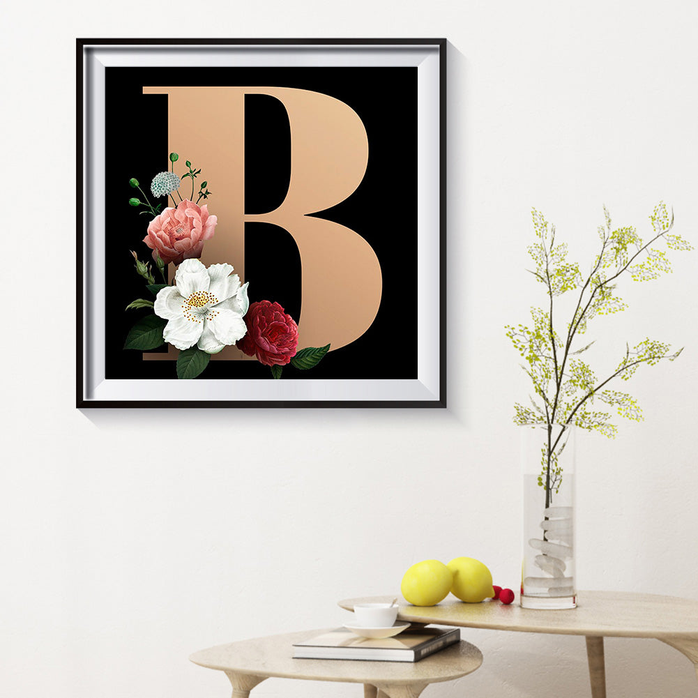 Letter - Full Round Drill Diamond Painting 30*30CM