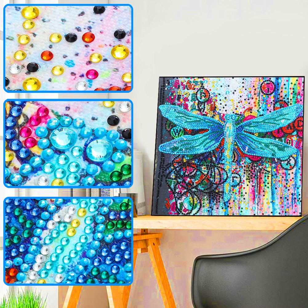 Dragonfly - Special Shaped Drill Diamond Painting 30*30CM