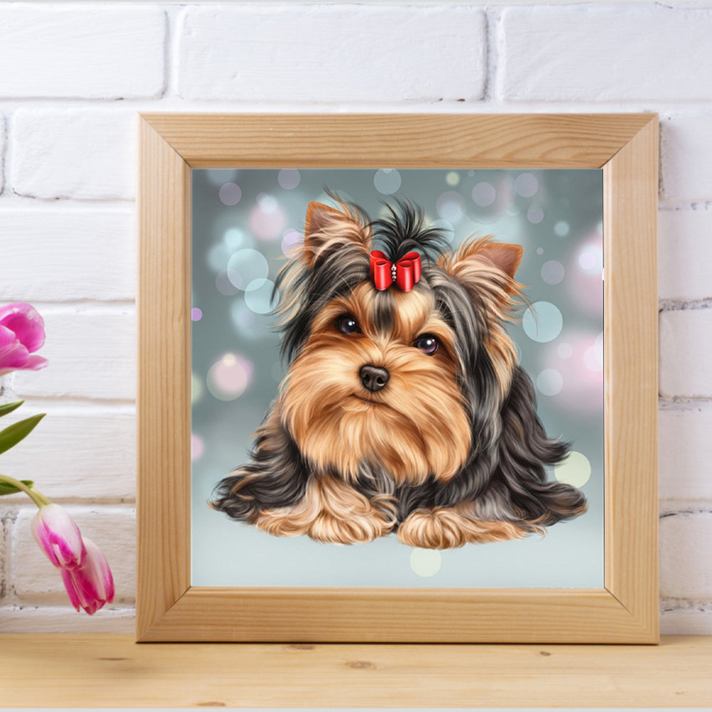 Winter Dog - Full Square Drill Diamond Painting 30*30CM