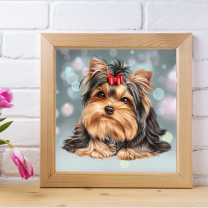 Winter Dog - Full Square Drill Diamond Painting 30*30CM