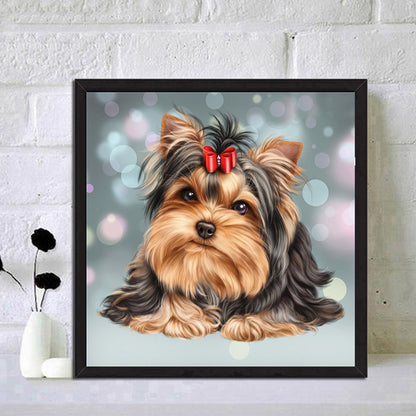 Winter Dog - Full Square Drill Diamond Painting 30*30CM