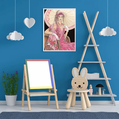 Dignified Lady - Full Round Drill Diamond Painting 30*40CM