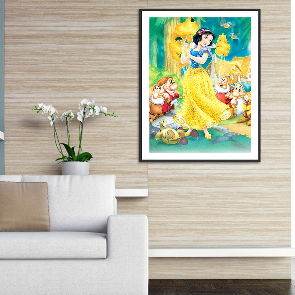 Snow White - Full Round Drill Diamond Painting 30*40CM