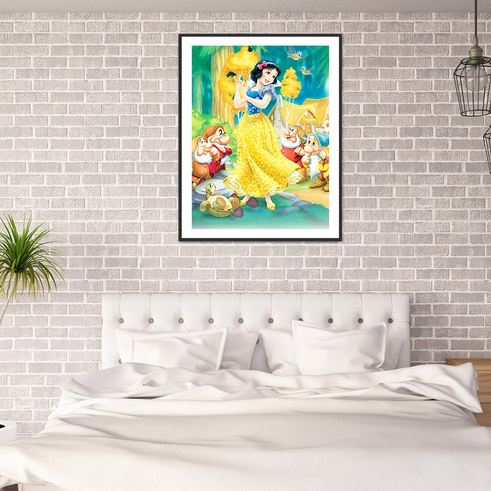Snow White - Full Round Drill Diamond Painting 30*40CM