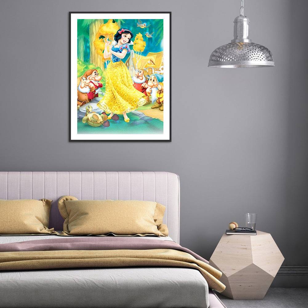 Snow White - Full Round Drill Diamond Painting 30*40CM