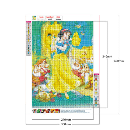 Snow White - Full Round Drill Diamond Painting 30*40CM