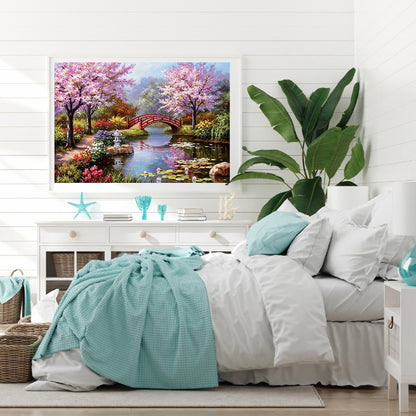 Pleasant Village - Full Square Drill Diamond Painting 40*30CM