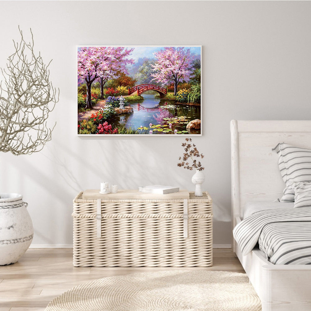 Pleasant Village - Full Square Drill Diamond Painting 40*30CM