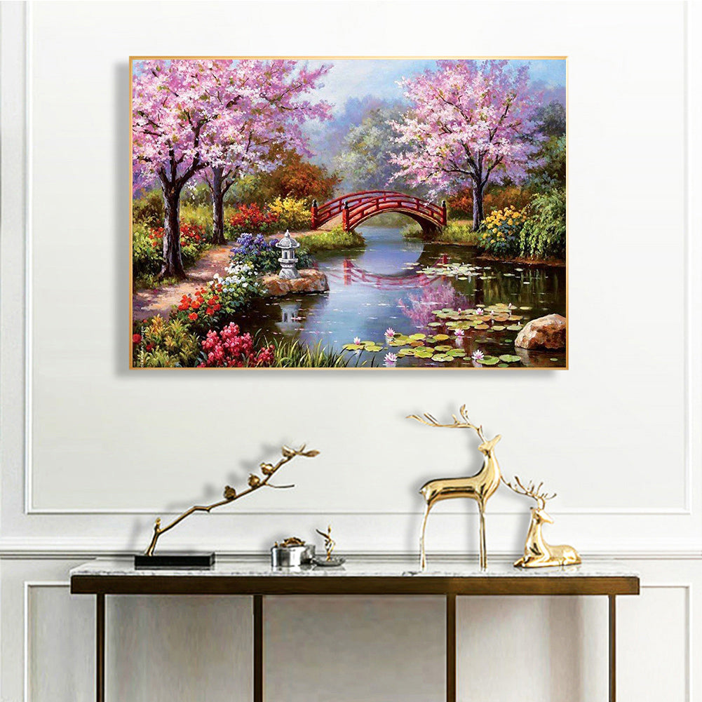 Pleasant Village - Full Square Drill Diamond Painting 40*30CM