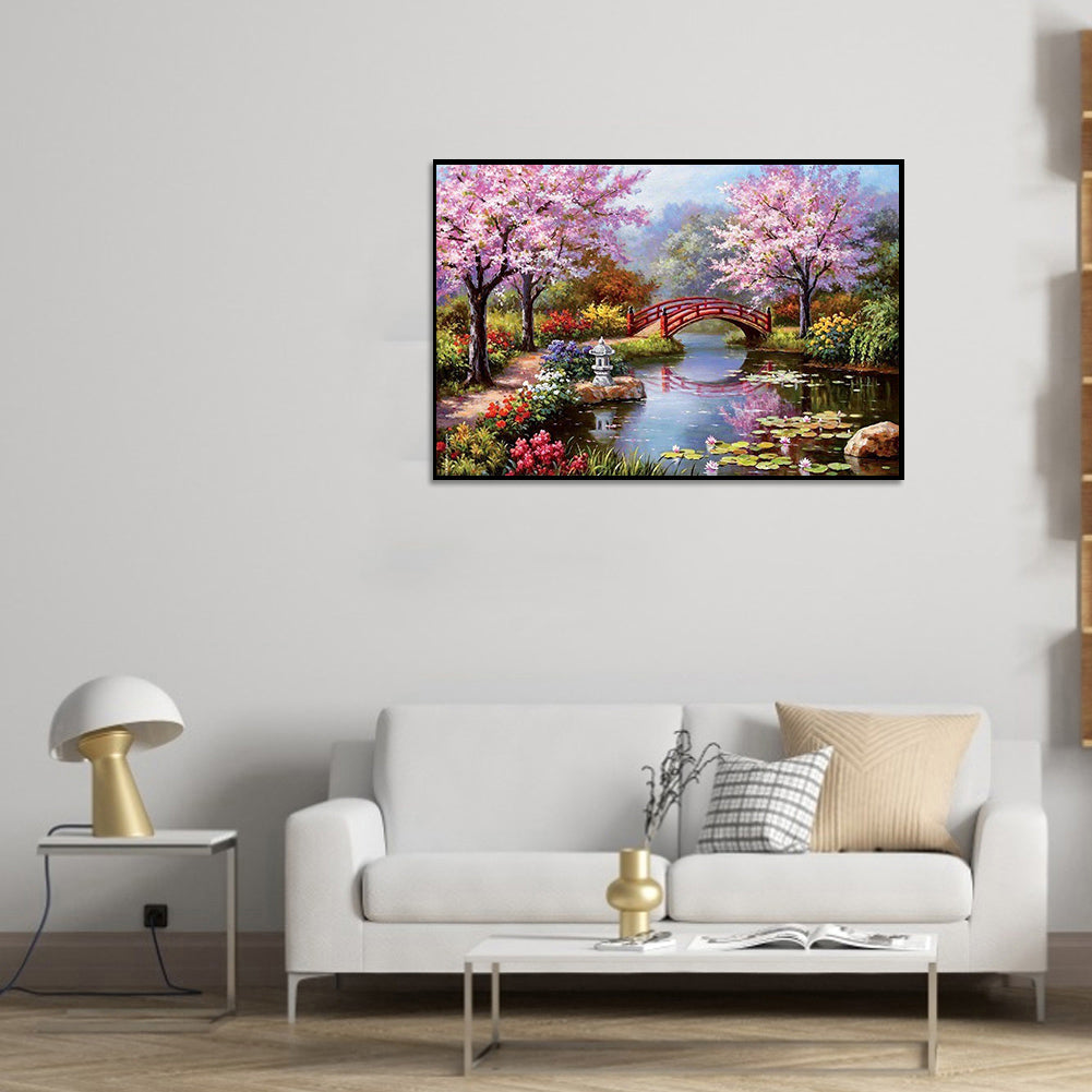 Pleasant Village - Full Square Drill Diamond Painting 40*30CM