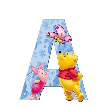 Bear Letter - Full Round Drill Diamond Painting 30*30CM