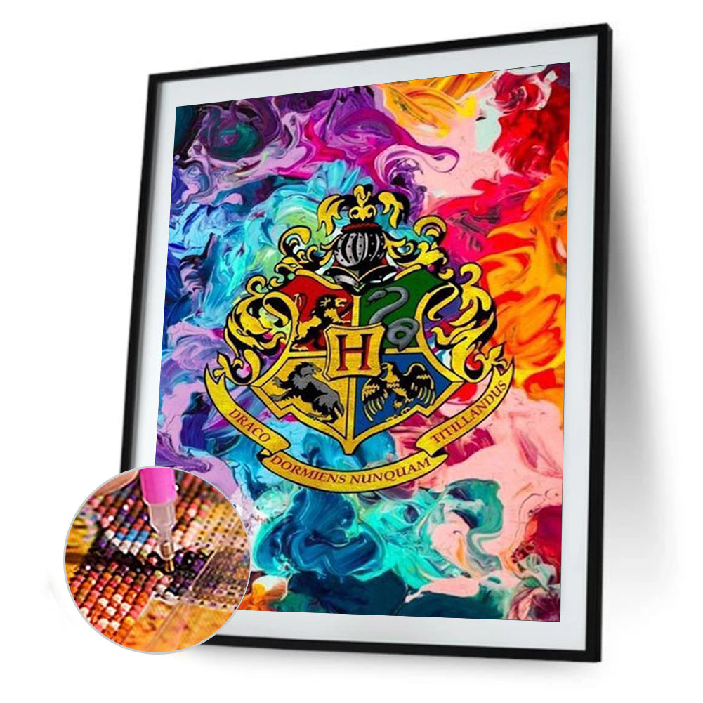 Colorful Badge - Full Round Drill Diamond Painting 30*40CM