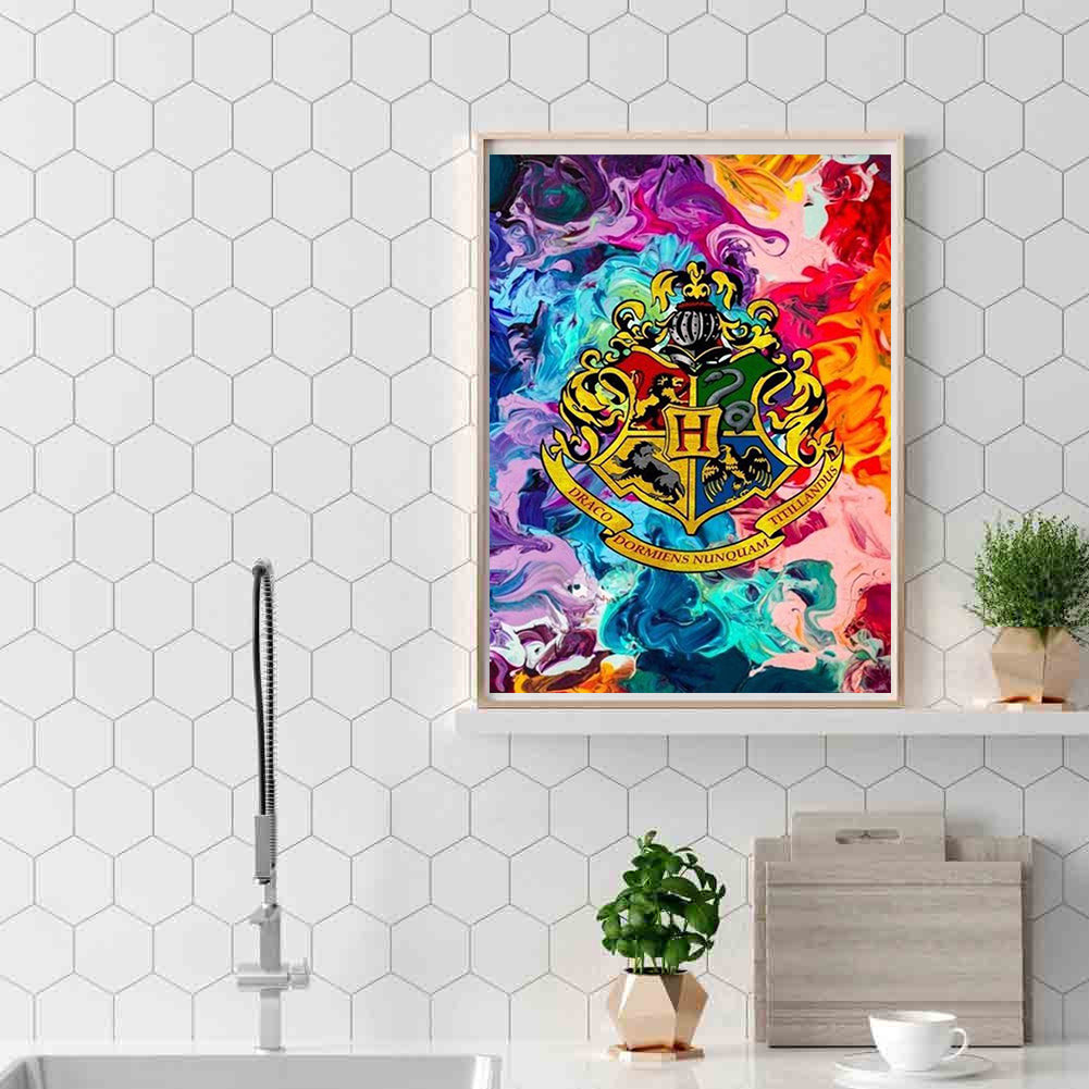 Colorful Badge - Full Round Drill Diamond Painting 30*40CM
