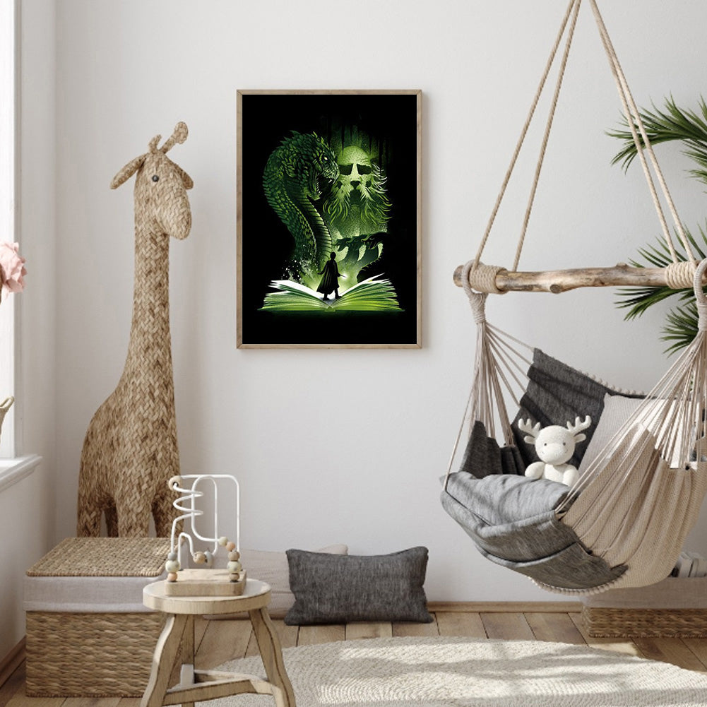Monster - Full Round Drill Diamond Painting 30*40CM