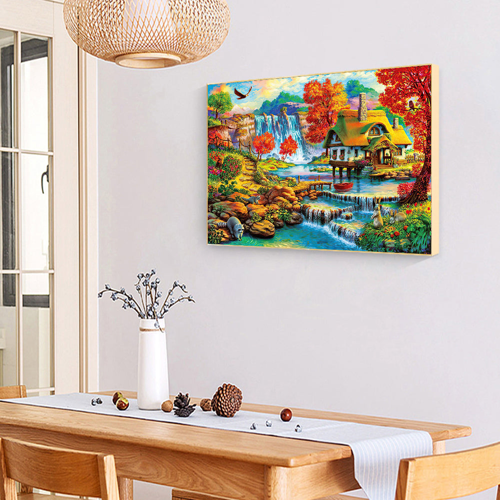 River House - Full Round Drill Diamond Painting 40*30CM