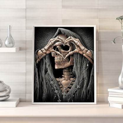 Abstract Skull - Full Round Drill Diamond Painting 50*60CM