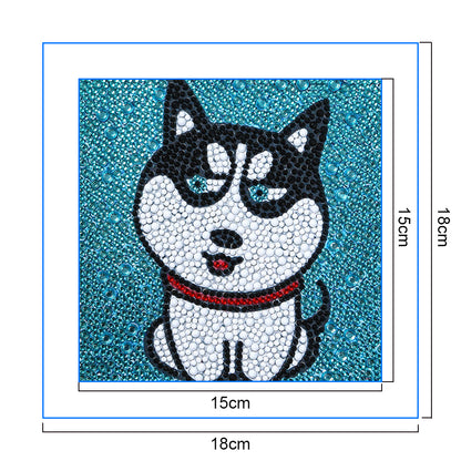 Animal - Special Shaped Drill Diamond Painting 15*15CM
