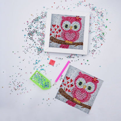 Animal - Special Shaped Drill Diamond Painting 15*15CM