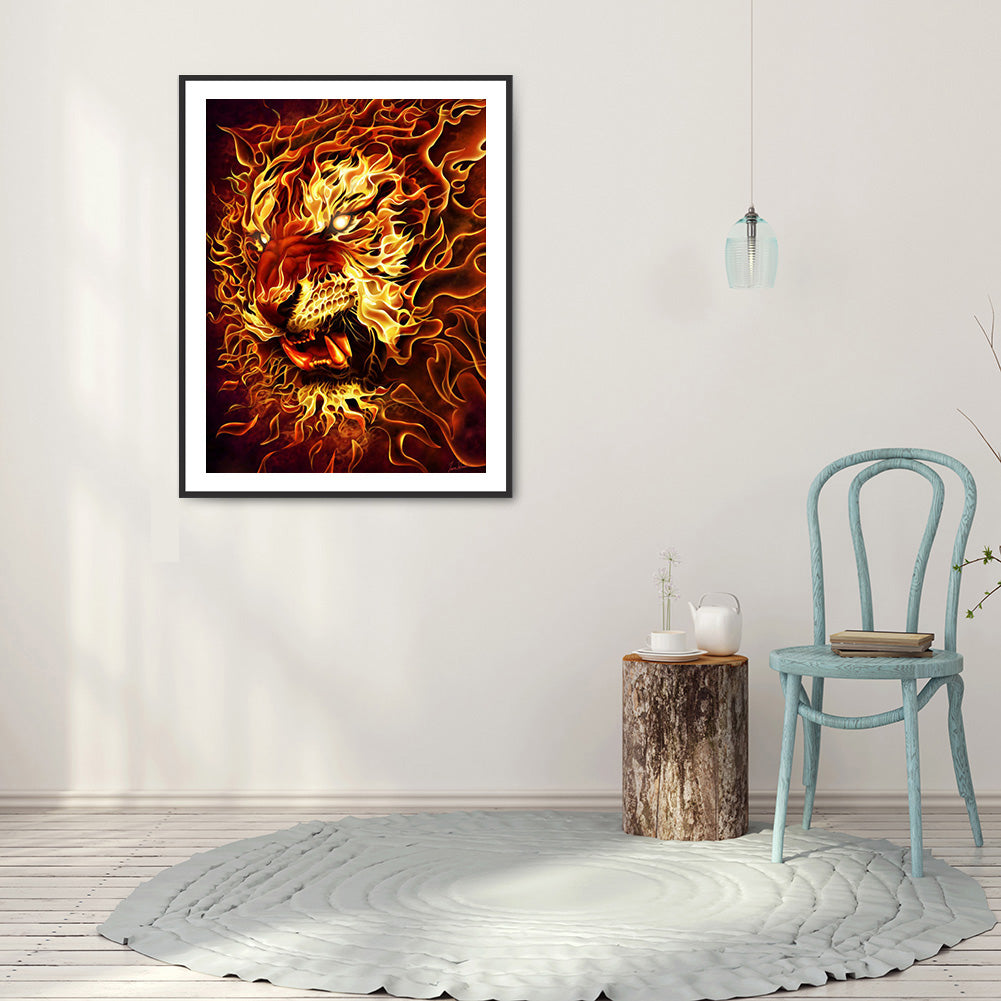 Lion - Full Square Drill Diamond Painting 50*60CM