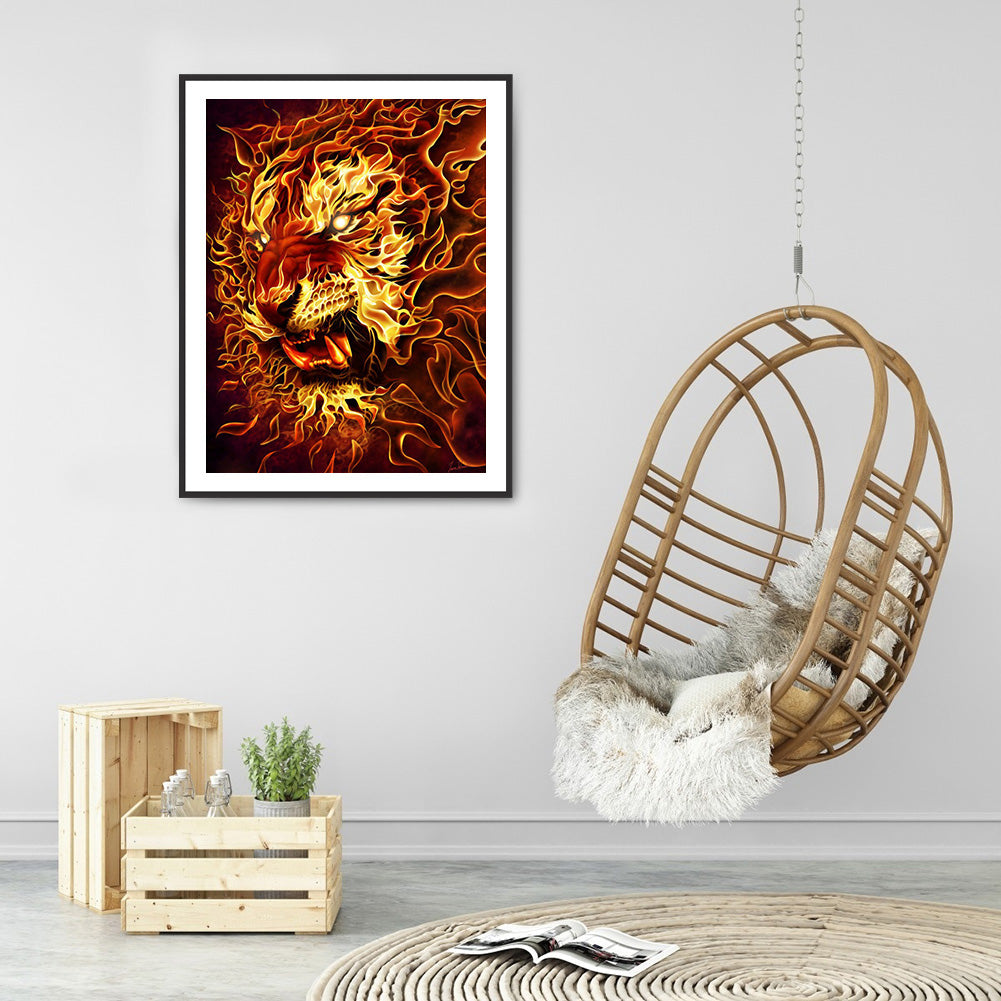 Lion - Full Square Drill Diamond Painting 50*60CM