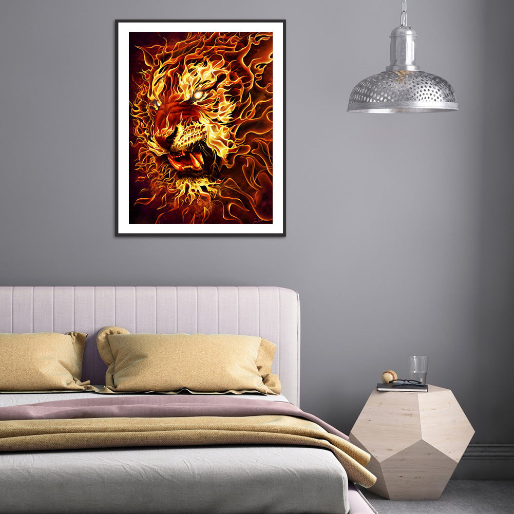 Lion - Full Square Drill Diamond Painting 50*60CM