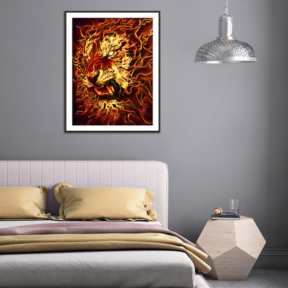 Lion - Full Square Drill Diamond Painting 50*60CM