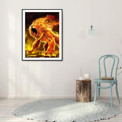 Lion - Full Square Drill Diamond Painting 50*60CM