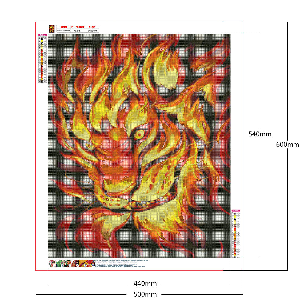 Tiger - Full Square Drill Diamond Painting 50*60CM