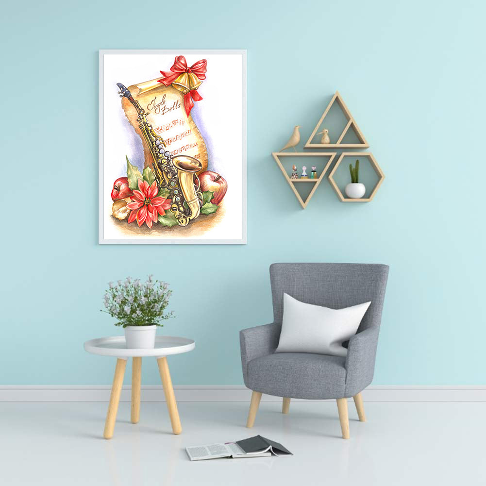 Musical Instrument - Full Round Drill Diamond Painting 40*50CM