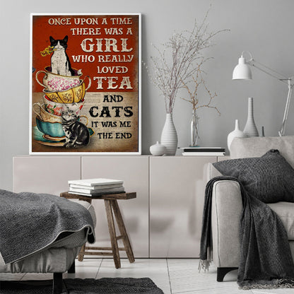 Retro Poster - Full Round Drill Diamond Painting 40*50CM