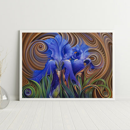 Abstract Flower - Full Round Drill Diamond Painting 60*50CM