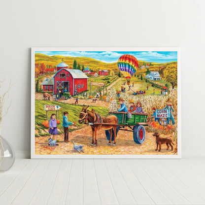 Village House - Full Round Drill Diamond Painting 50*40CM