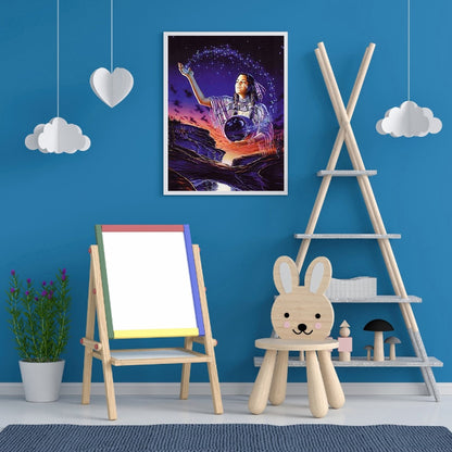 Pastoral Wizard - Full Round Drill Diamond Painting 30*40CM