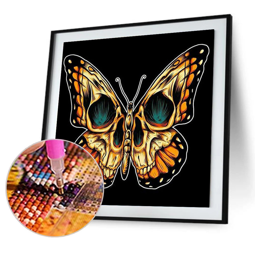 Butterfly - Full Round Drill Diamond Painting 30*30CM