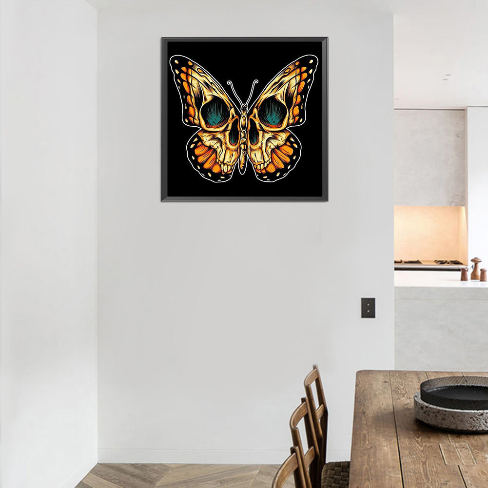 Butterfly - Full Round Drill Diamond Painting 30*30CM