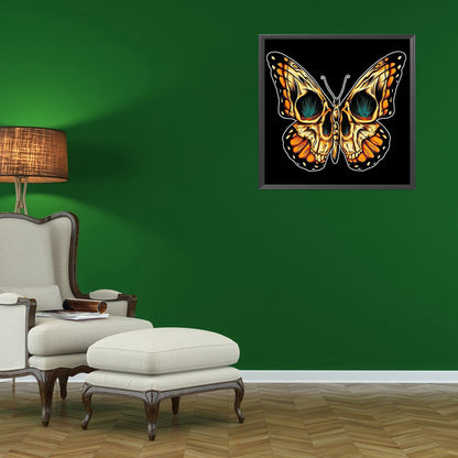 Butterfly - Full Round Drill Diamond Painting 30*30CM