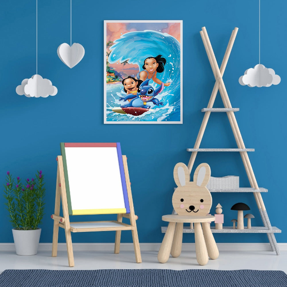 Stitch - Full Round Drill Diamond Painting 30*40CM