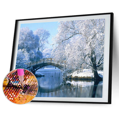 Farm Scene - Full Round Drill Diamond Painting 50*40CM
