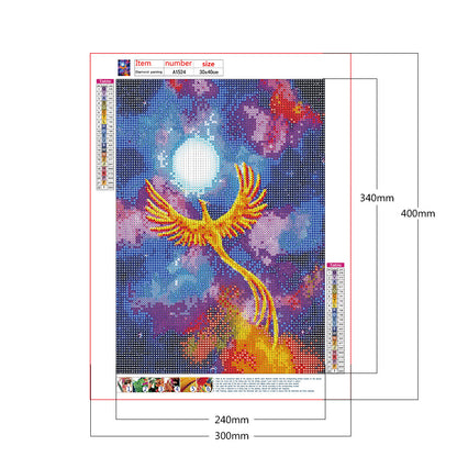 Air Phoenix - Full Round Drill Diamond Painting 30*40CM