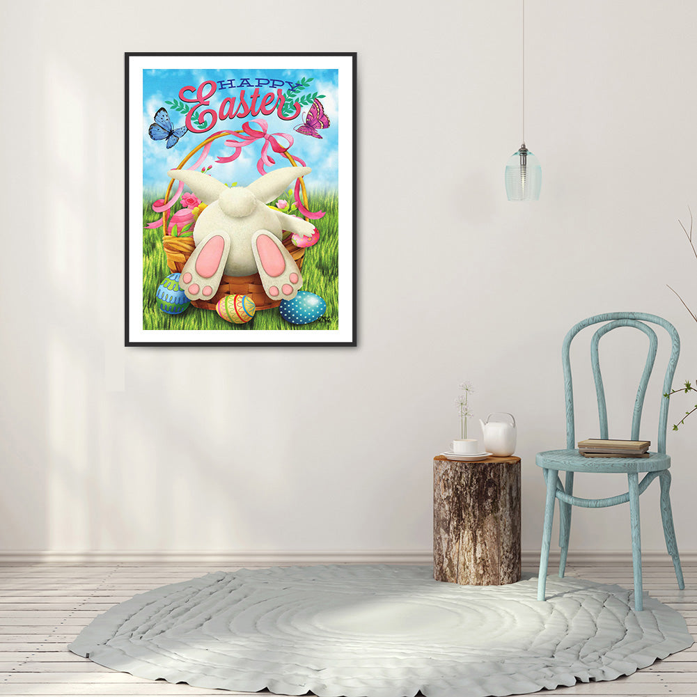 Easter Bunny - Full Round Drill Diamond Painting 30*40CM