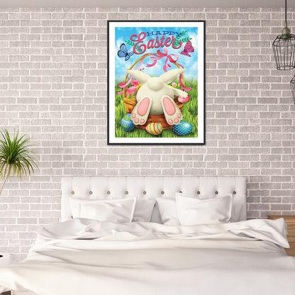 Easter Bunny - Full Round Drill Diamond Painting 30*40CM