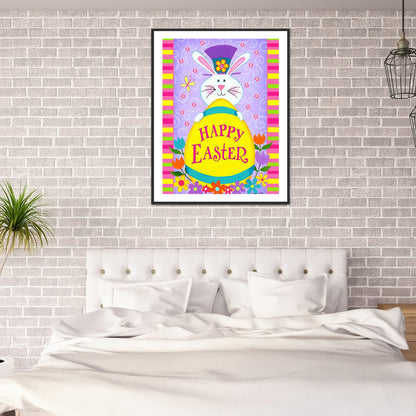 Easter Bunny - Full Round Drill Diamond Painting 30*40CM