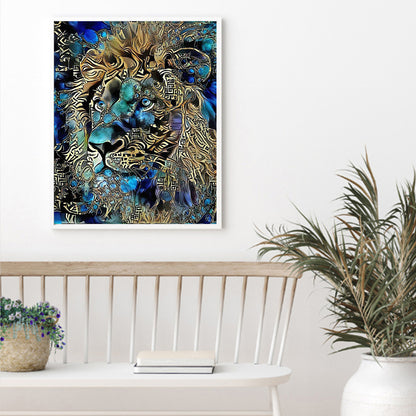Lion Animal - Full Round Drill Diamond Painting 40*50CM