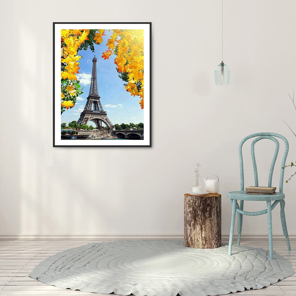 Building Landscape - Full Round Drill Diamond Painting 30*40CM