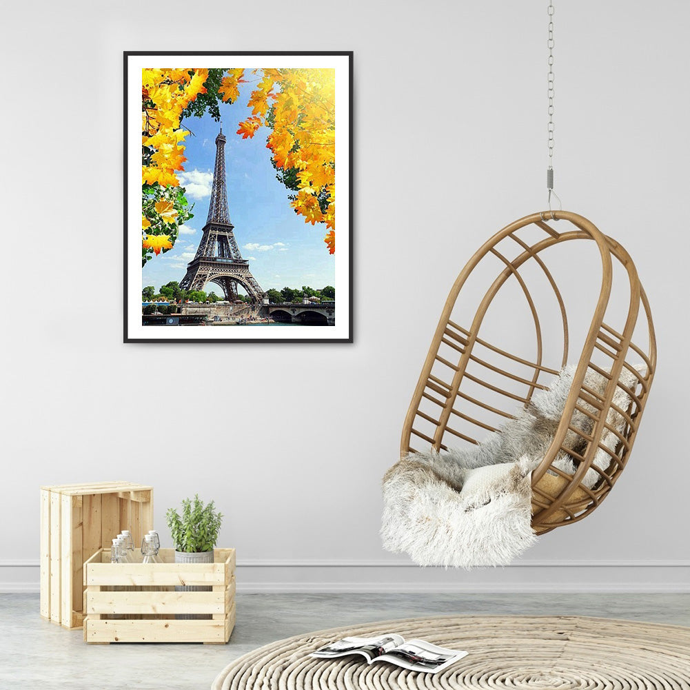 Building Landscape - Full Round Drill Diamond Painting 30*40CM