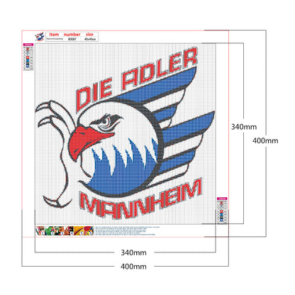 Team Logo - Full Round Drill Diamond Painting 40*40CM