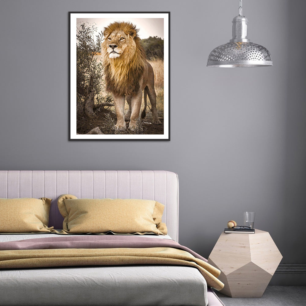Lion - Full Square Drill Diamond Painting 30*40CM